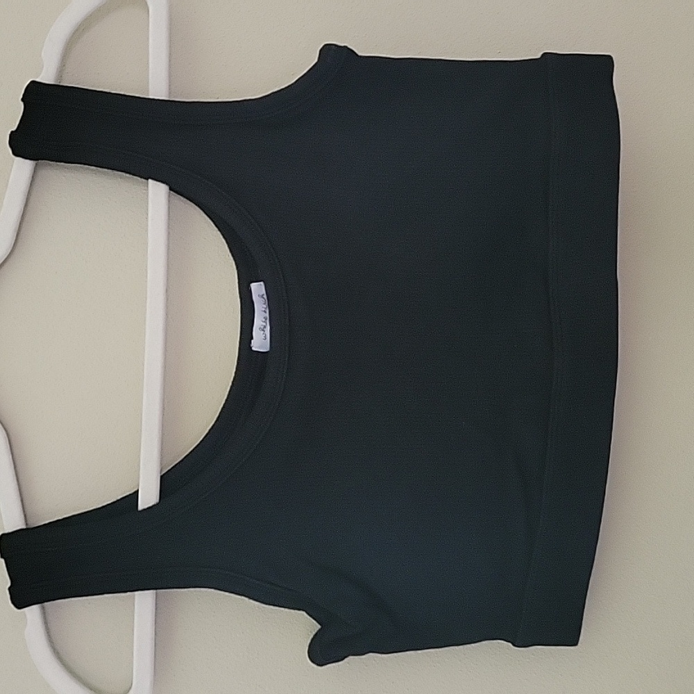 NEW white birch sport crop top